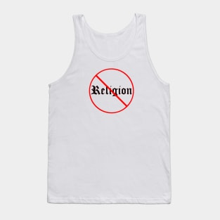 No To Religion #1 Tank Top